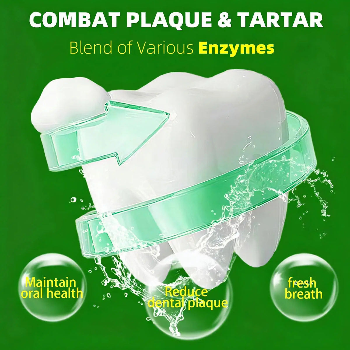 Dog Tooth Powder 150g Bad Breath Remover Freshener Dog Teeth Care Powder for Puppy Cats Pets Brushing Grooming Bathing Washing