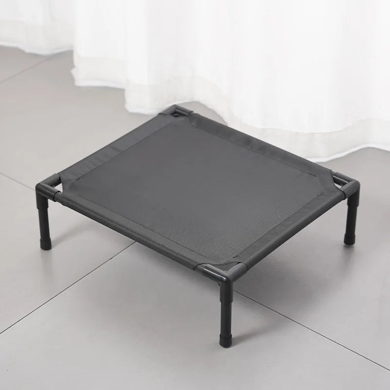 Elevated Cat Bed Raised Off Ground Pet Cot Bed Detachable Washable Breathable Fabric Cat Dog Sleeping Bed All Season Indoor