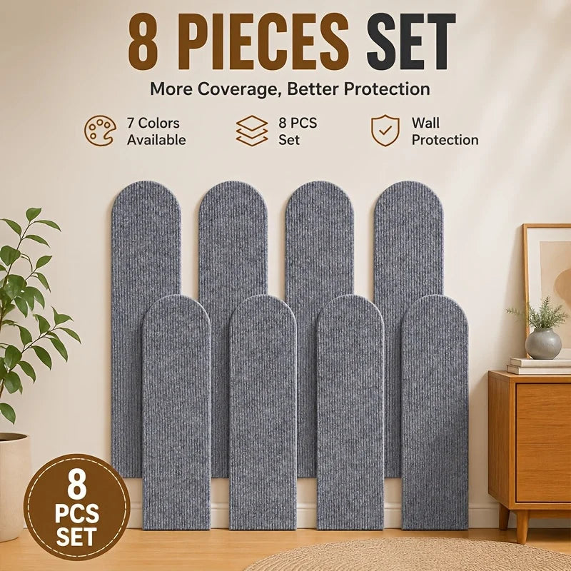 8PCS Self-Adhesive Removable Cat Scratching Board,Suitable for Home Use in Furniture Surfaces,Cat Wall Scratcher Protector