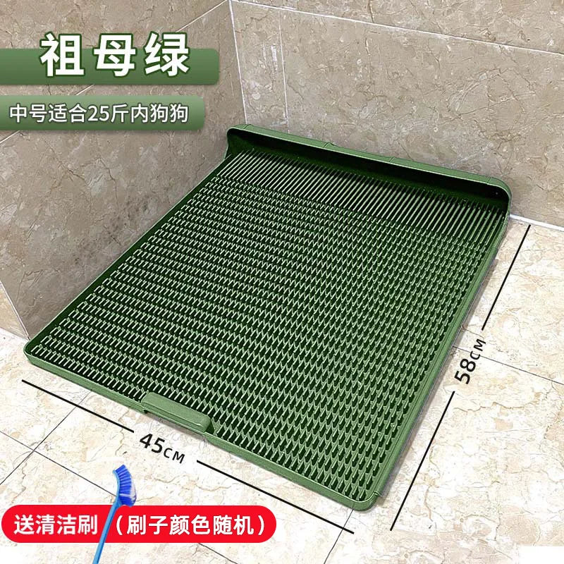 Integrated Small Dog Toilet Durable Easy Clean Portable Large Dog Toilets Anti-slip At The Bottom Pet Cleaning Supplies