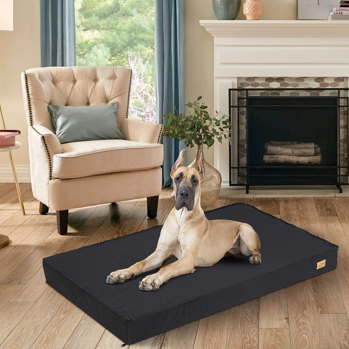 M L XL 2XL Dog Bed Jumbo Pet Orthopedic Bed Memory Foam Base Crate Mattess Cushion with Washable Cover Waterproof