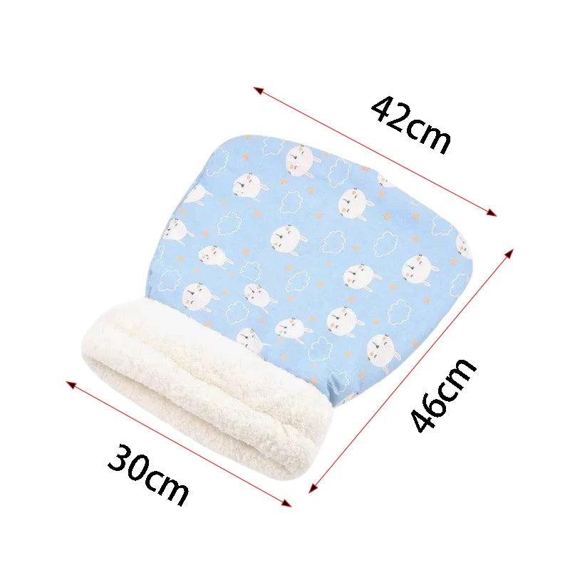 Cat Nest Winter Warmth Semi Enclosed Cat Sleeping Bag Nest Deep Sleep Designed for Cats Bedding Cat Mat Pet Universal