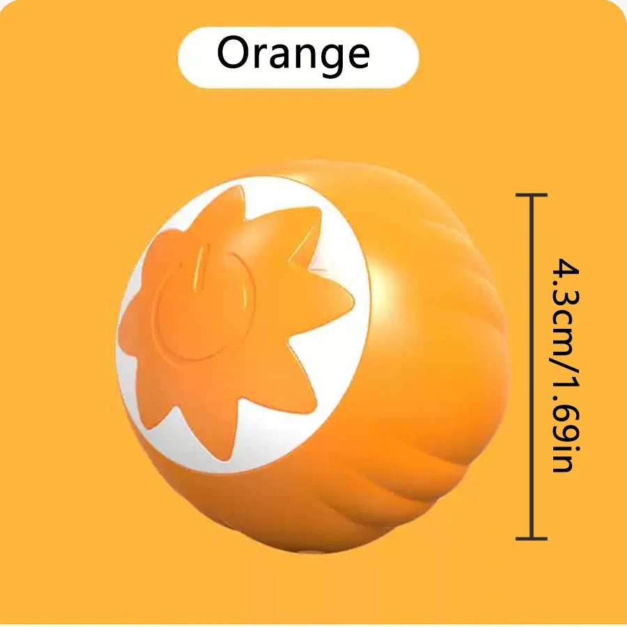 Smart Cat Toys Ball Automatic Interactive Pets Electric Rolling Teaser USB Rechargeable Kitty Moving Bouncing Ball Birthday Gift