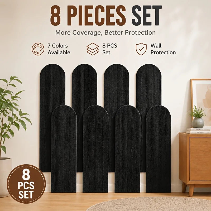 8PCS Self-Adhesive Removable Cat Scratching Board,Suitable for Home Use in Furniture Surfaces,Cat Wall Scratcher Protector