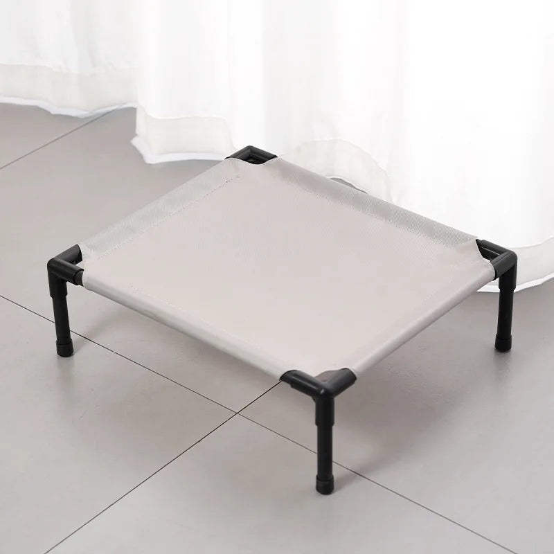 Elevated Cat Bed Raised Off Ground Pet Cot Bed Detachable Washable Breathable Fabric Cat Dog Sleeping Bed All Season Indoor
