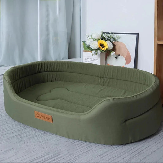Dog Pet Beds Square Dog Bed For Large Dogs Dog Sofa Beds Waterproof Customized Pet Bed Inner Pad Washable Puppy Kennel Accessory