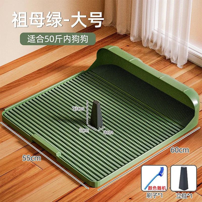 Integrated Small Dog Toilet Durable Easy Clean Portable Large Dog Toilets Anti-slip At The Bottom Pet Cleaning Supplies