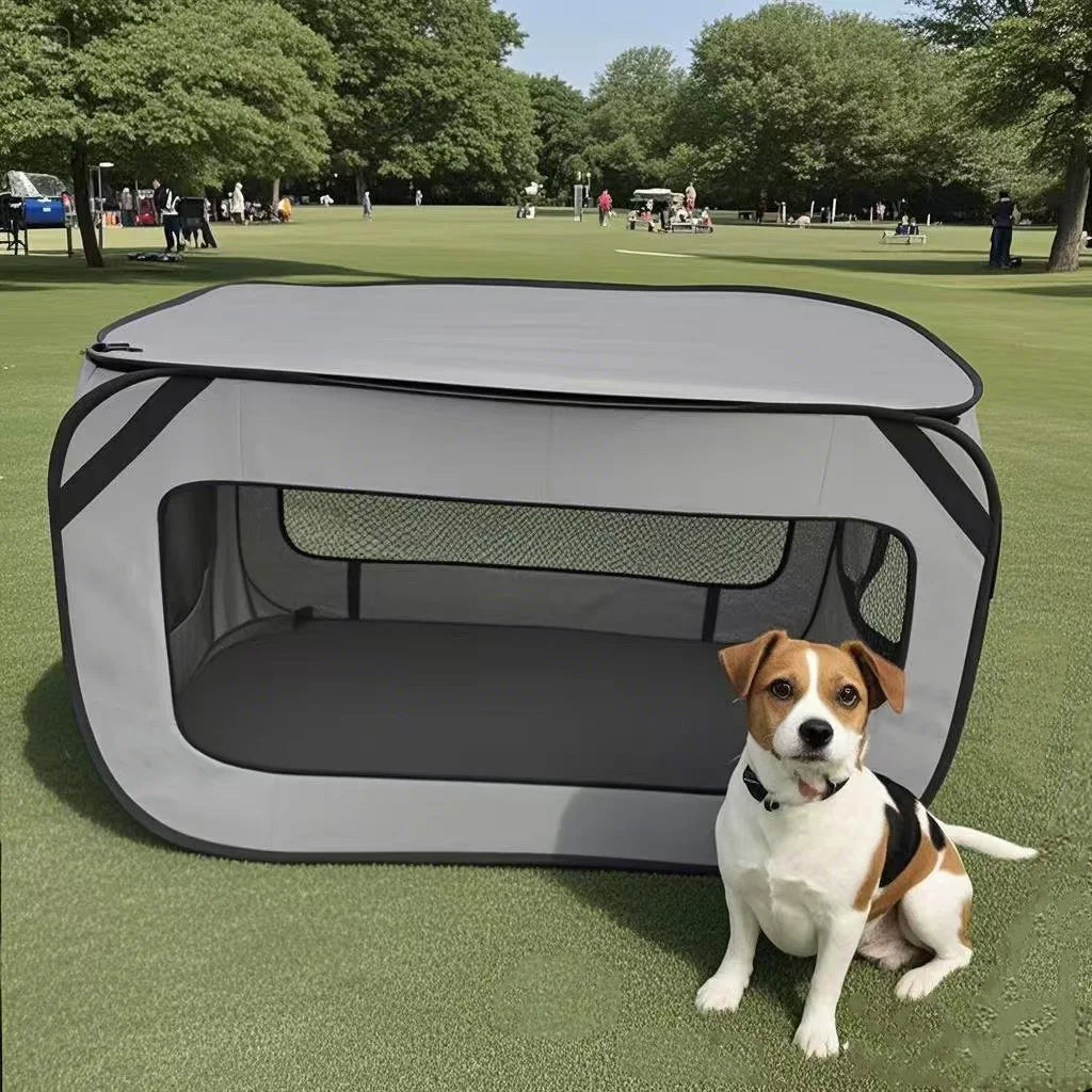 Factory Direct Sales Burst A Comprehensive Crazy Grab Cross-Border Pet Cage Dog Kennel Folding Fence Outdoor Tent Cat Room